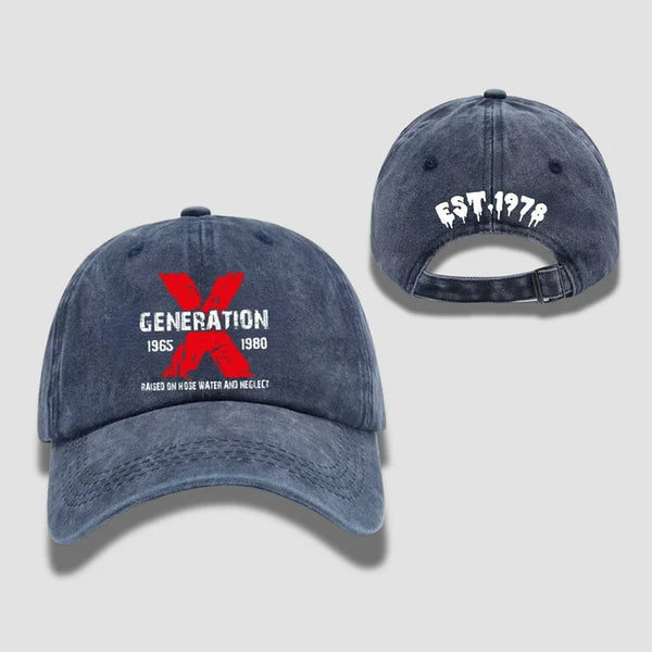 Custom Gen X Unisex Hat, Double-sided printing, EST cap