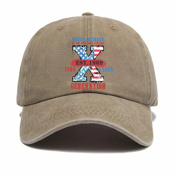 Custom Generation X 4th Of July Cap,EST Hat, PROUD MEMBEROF THE FUCK YOUR FEELINGS