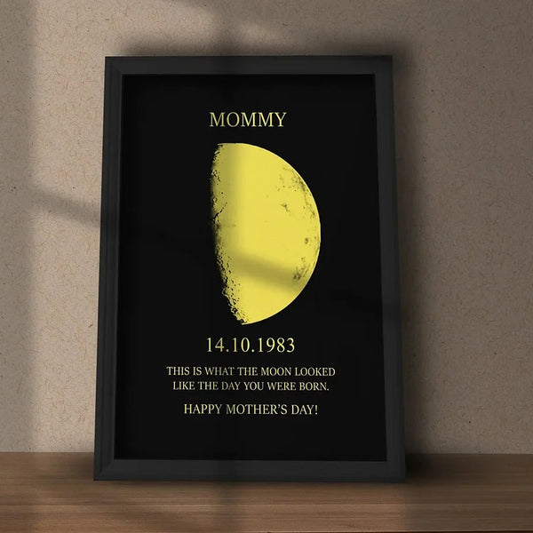 REAL MOON PHASE - For Mother's Day Gift