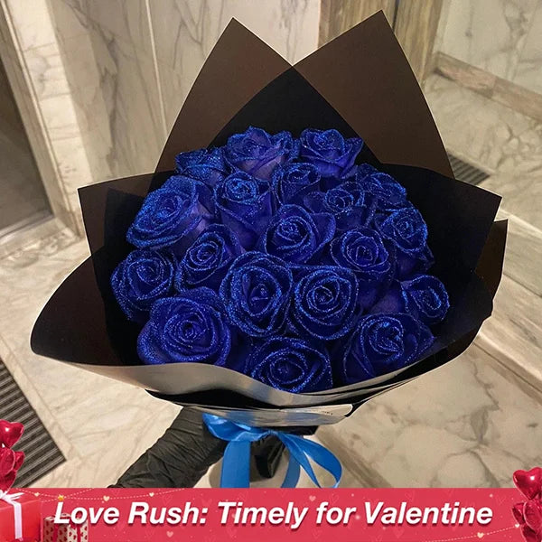 Glitter Rose Bouquet - Best Couple's Gift