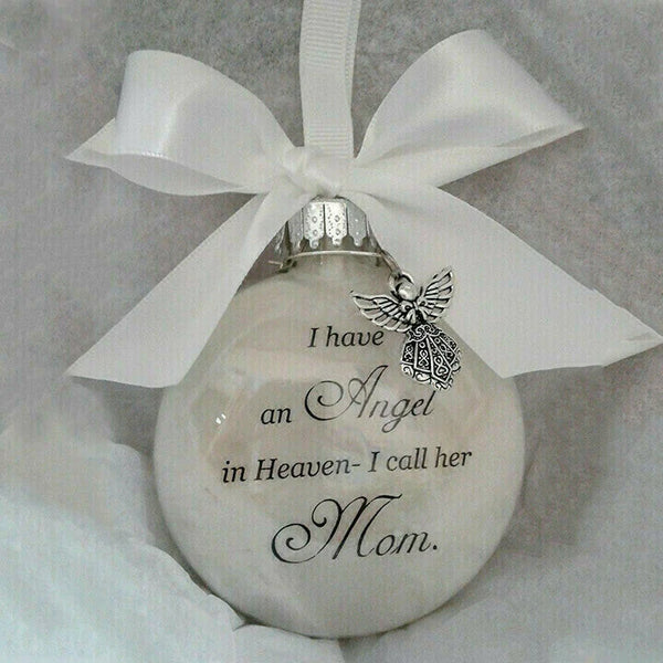 Christmas ornaments feather ball - Angel In Heaven Memorial Ornament