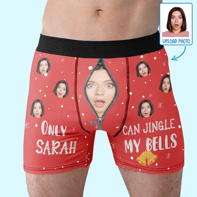 Boxers personalizados divertidos, bóxers para hombres - Regalo de San Valentín para novio y esposo