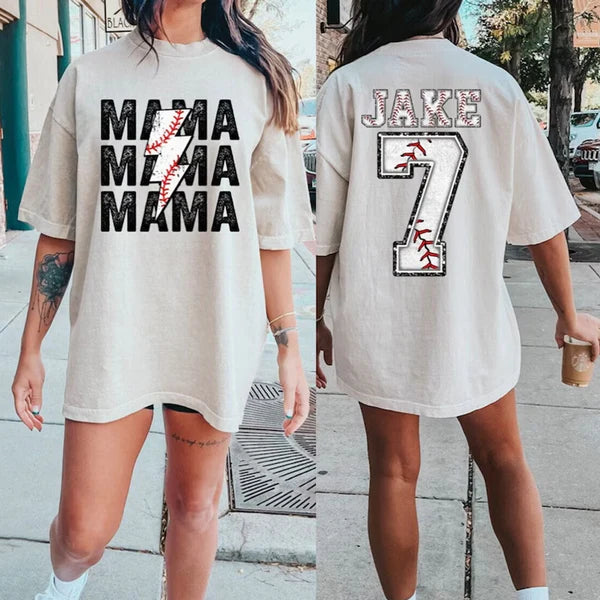 Baseball/Softball/Football Mom Shirt, Mom Baseball Tee,Sports Mom Tee
