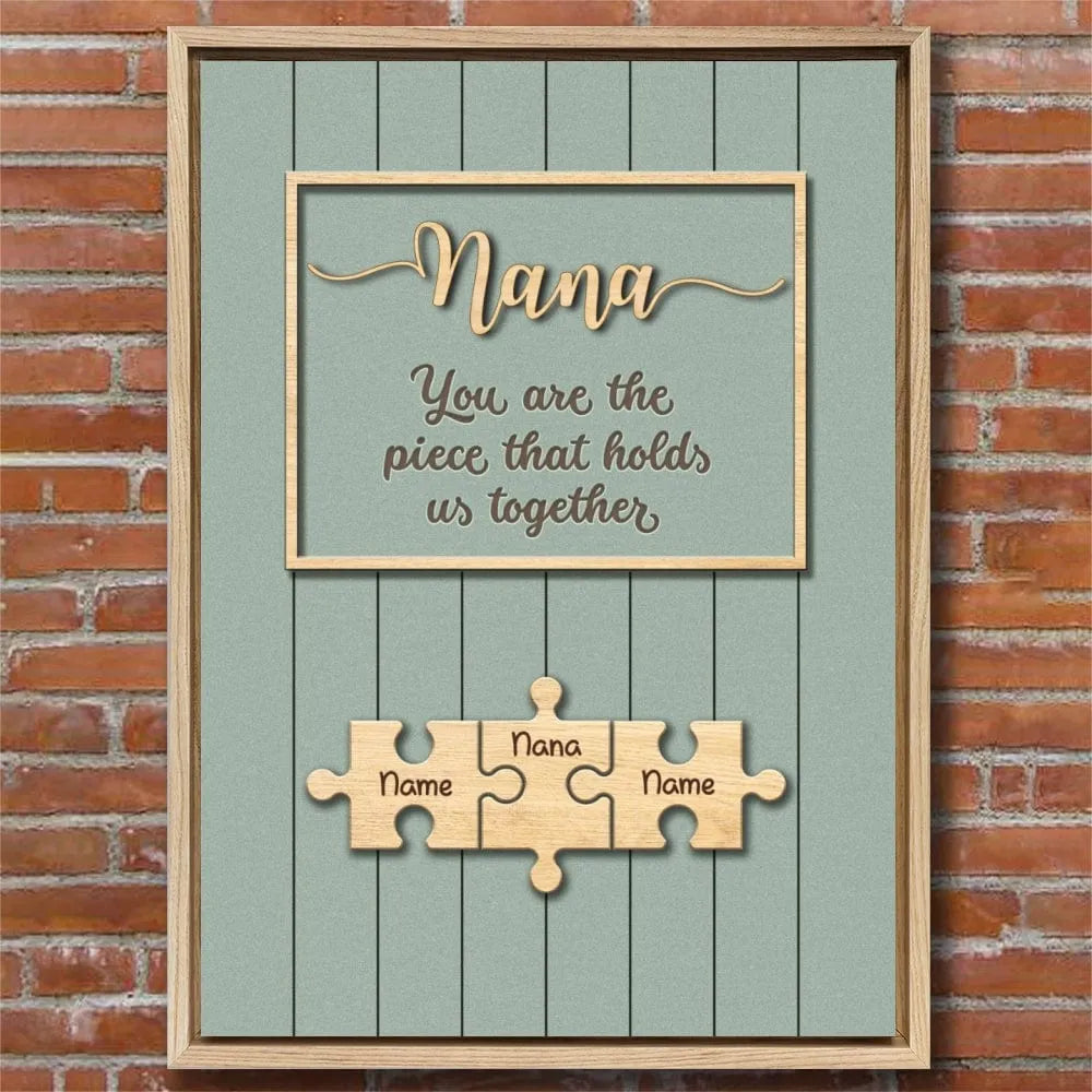 Puzzle Maman & Grand-mère – Un magnifique souvenir sur toile pour un plaisir familial sans fin !