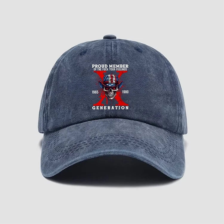 Gen X Skull Towside Printing Unisex-Mütze EST Cap