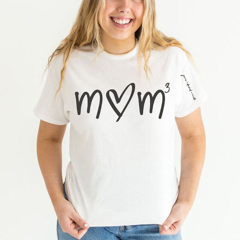 Personalisiertes Sweatshirt Benutzerdefinierte Mama mit Anzahl der Kinder und Namen Design Kreatives Muttertagsgeschenk