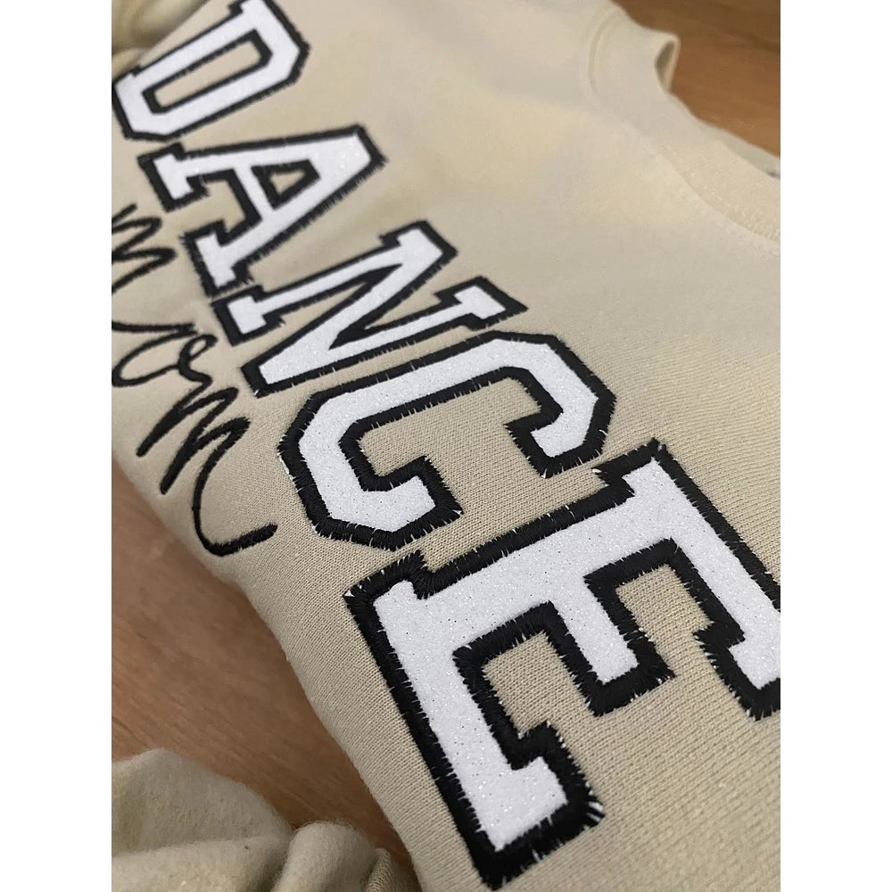 Sudadera personalizada bordada para equipo de mamás de baile