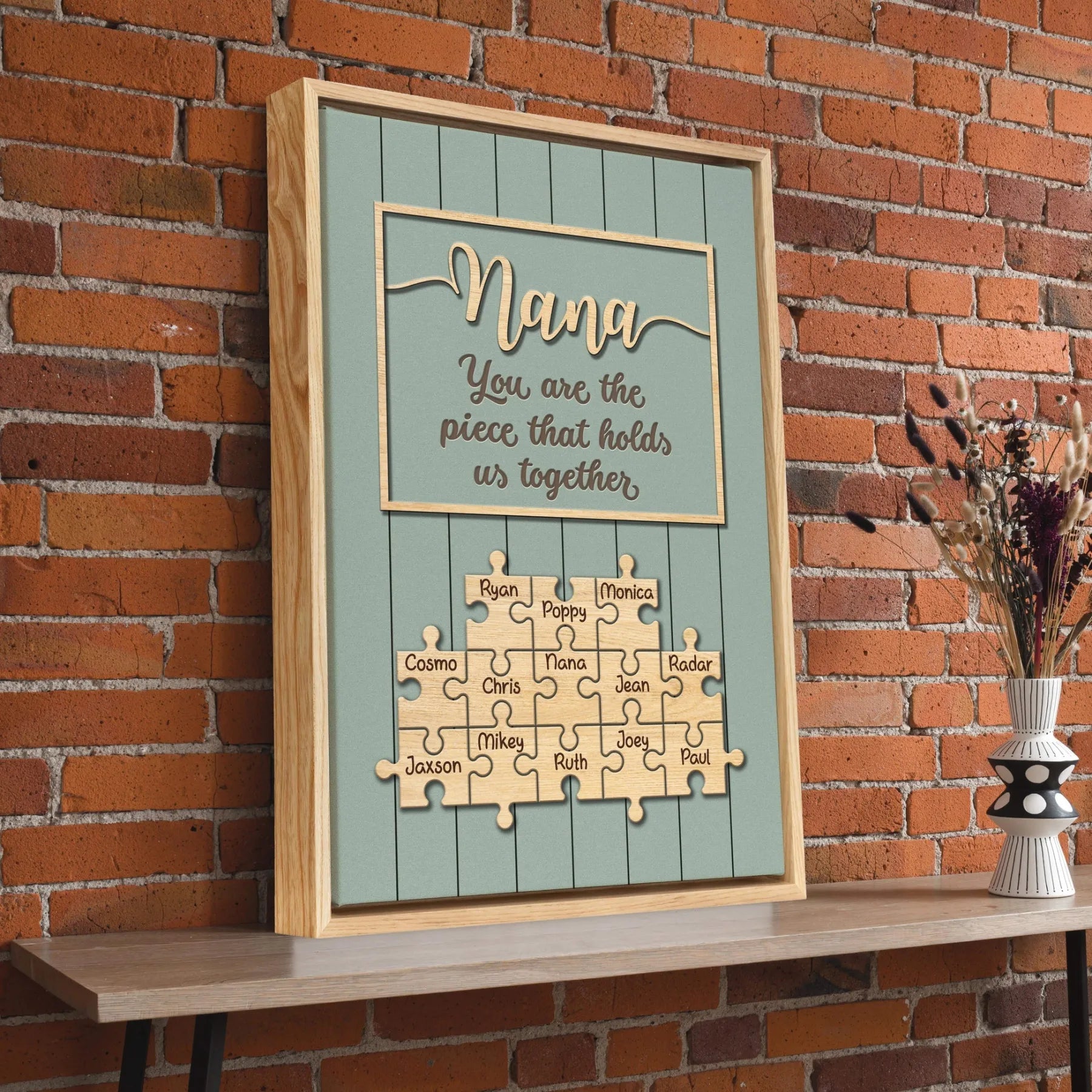 Puzzle Maman & Grand-mère – Un magnifique souvenir sur toile pour un plaisir familial sans fin !