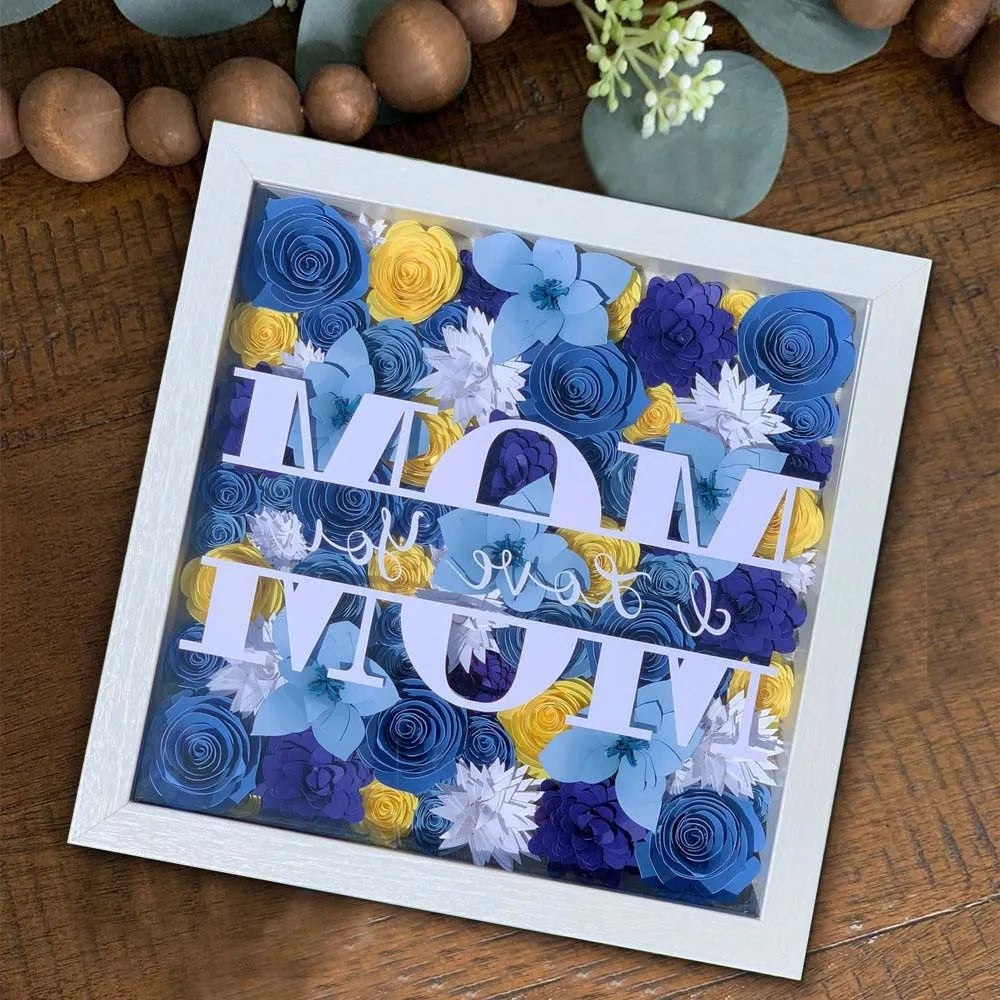 Personalisierte Blumenbox zum Muttertag 