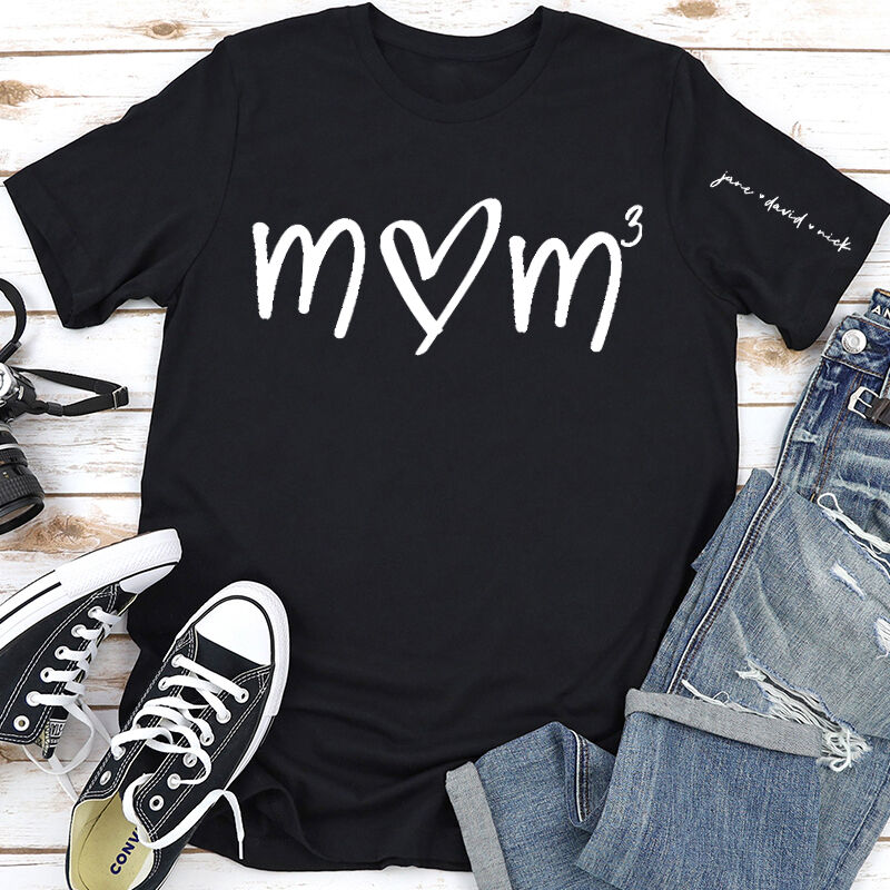 Personalisiertes Sweatshirt Benutzerdefinierte Mama mit Anzahl der Kinder und Namen Design Kreatives Muttertagsgeschenk