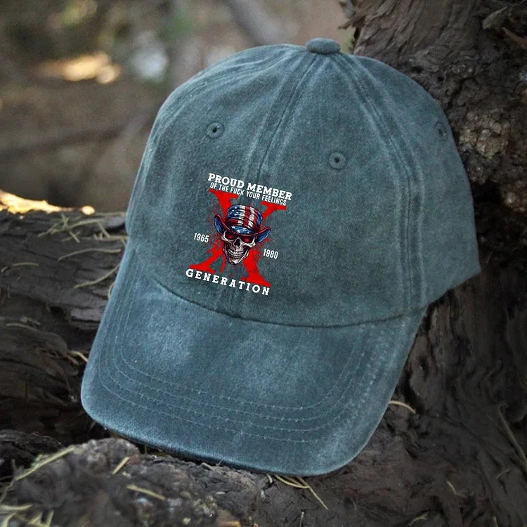 Gen X Skull Towside Printing Unisex-Mütze EST Cap