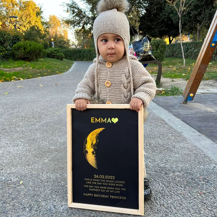 PHASE DE LUNE RÉELLE - Pour le cadeau de la fête des mères