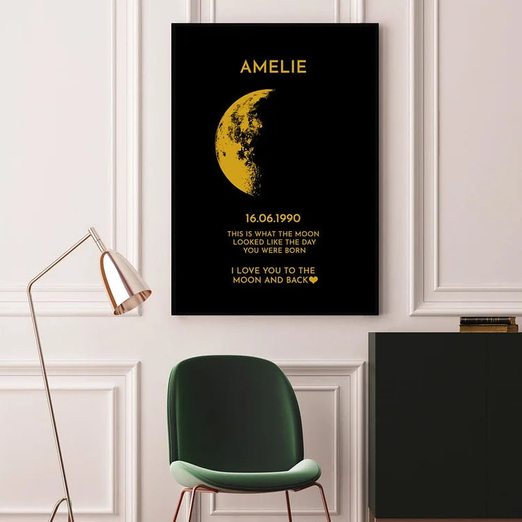 PHASE DE LUNE RÉELLE - Pour le cadeau de la fête des mères