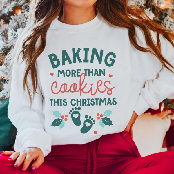 Mom To Be Christmas Sweatshirt