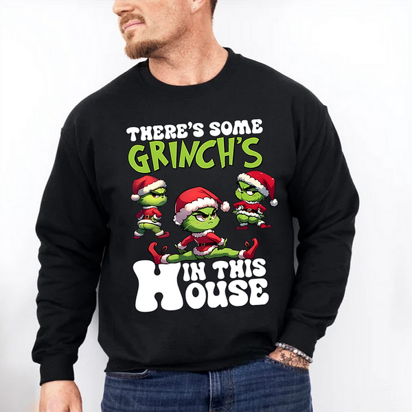 Official There’s Some Grinch’s In This House Christmas Hoodie