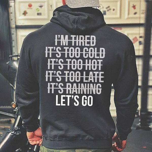 Wherever Life Takes You-Let’s Go Together Print Hoodie