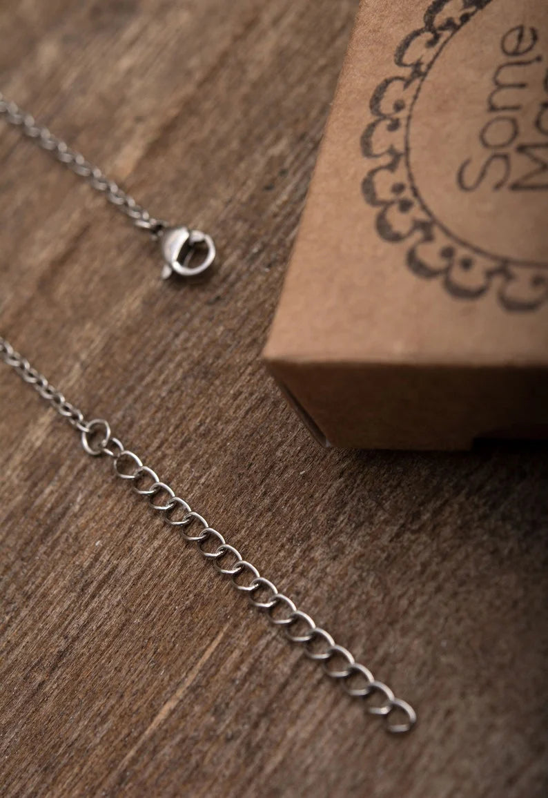 Personalisierte Sternenkarte &amp; Mond, Muttertagsgeschenk, Jubiläumskette