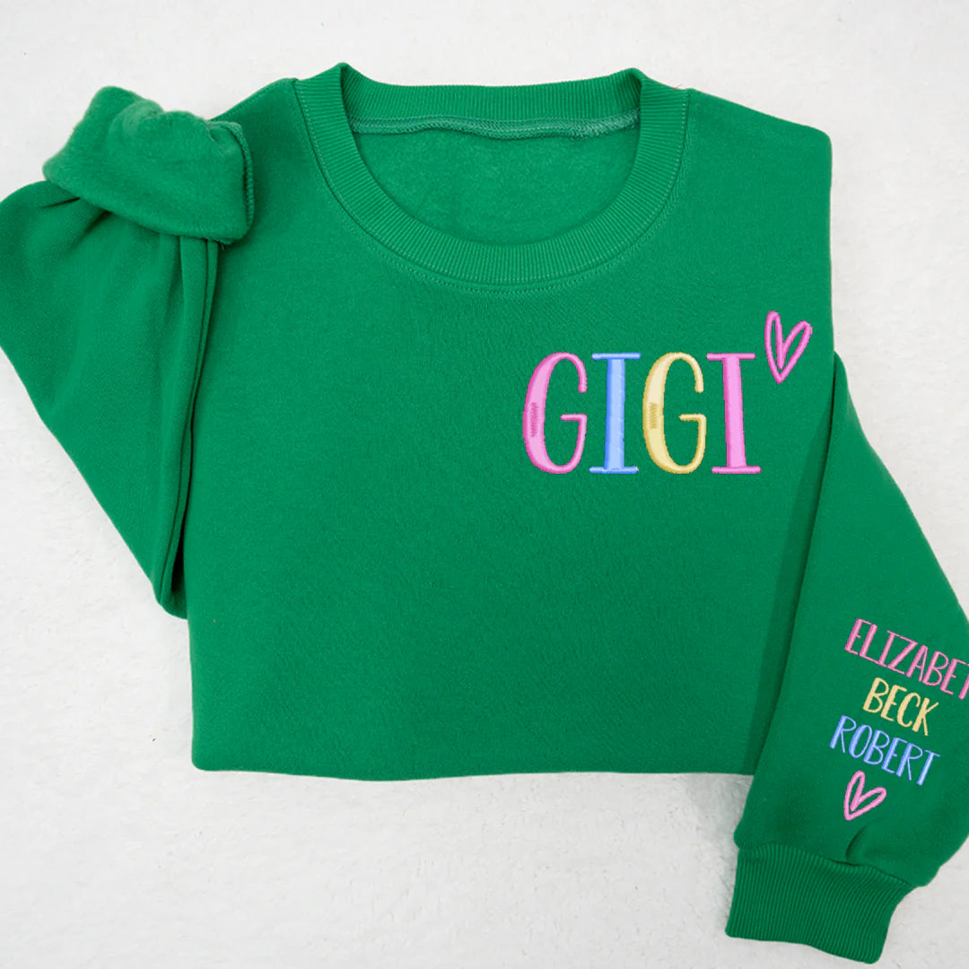 Benutzerdefiniertes besticktes Oma-Trend-Sweatshirt - Geschenk für Mama Oma