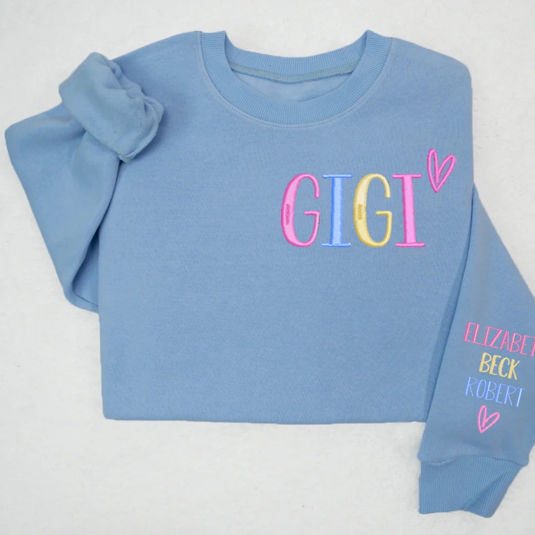 Benutzerdefiniertes besticktes Oma-Trend-Sweatshirt - Geschenk für Mama Oma