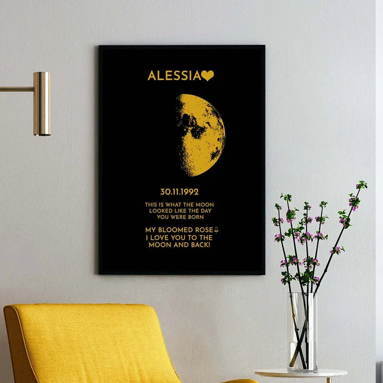 PHASE DE LUNE RÉELLE - Pour le cadeau de la fête des mères