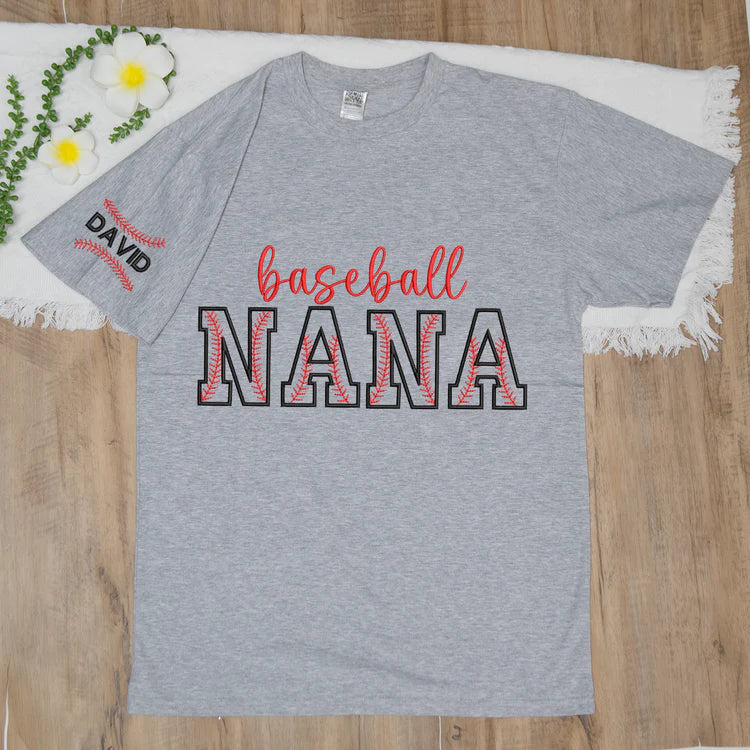 Benutzerdefinierte bestickte Nana Est Sweatshirt für Oma Muttertag