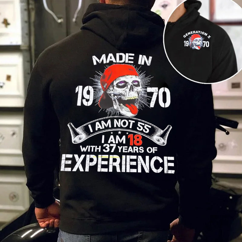 Camiseta personalizada hecha en 19XX  Sudadera Gen X Año de Nacimiento