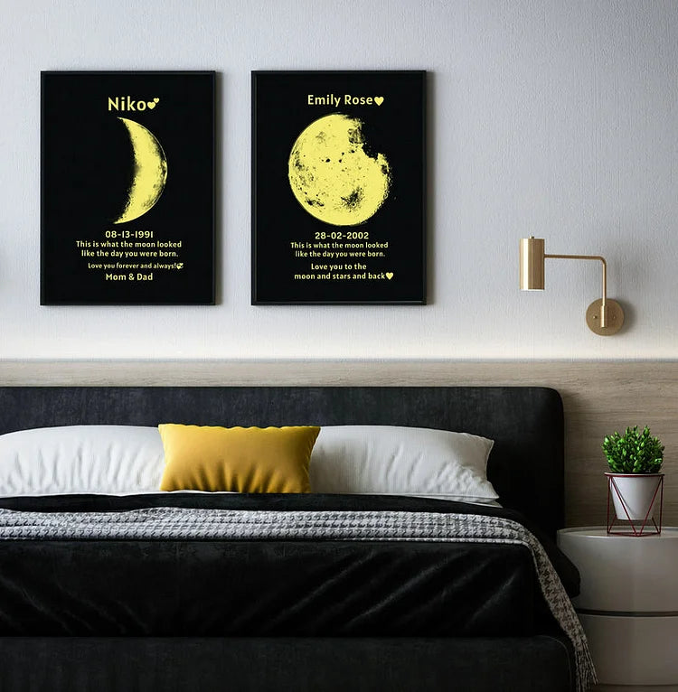 PHASE DE LUNE RÉELLE - Pour le cadeau de la fête des mères