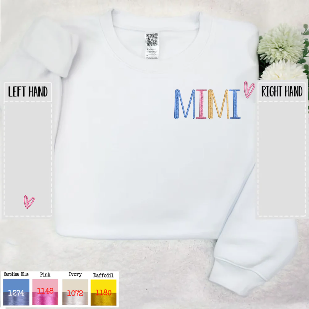 Benutzerdefiniertes besticktes Oma-Trend-Sweatshirt - Geschenk für Mama Oma