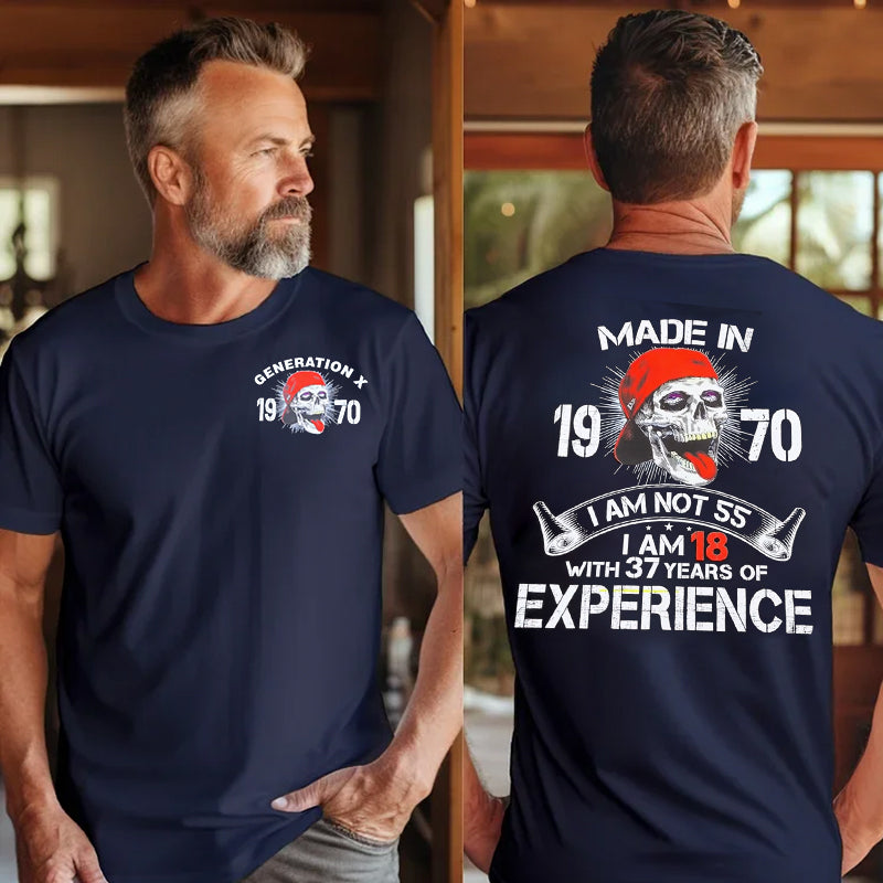 Camiseta personalizada hecha en 19XX  Sudadera Gen X Año de Nacimiento