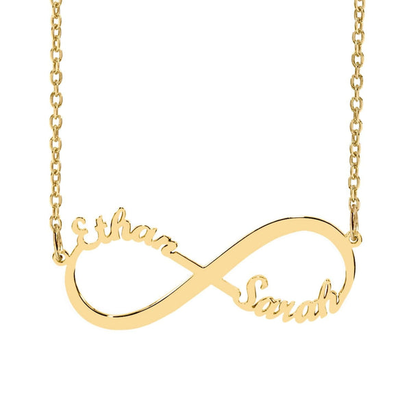 Valentine's Day Infinity Love Name Necklace