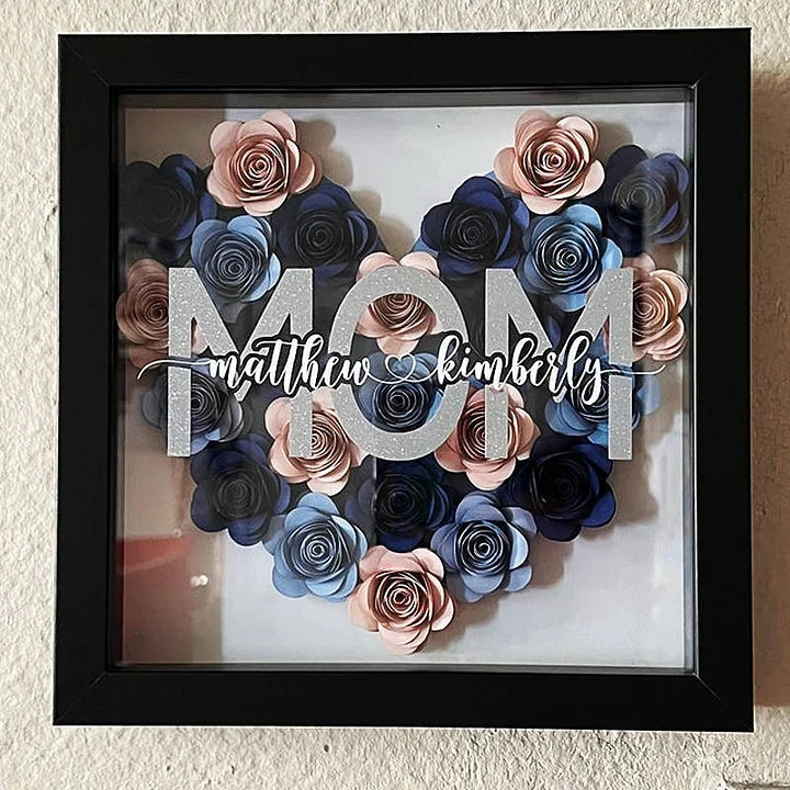 Personalisierte Blumenbox zum Muttertag❤️ – Liebe für Mama – Muttertag – Perfektes Geschenk für Mama