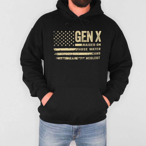 Vintage Gen X Funny Quotes Hoodie