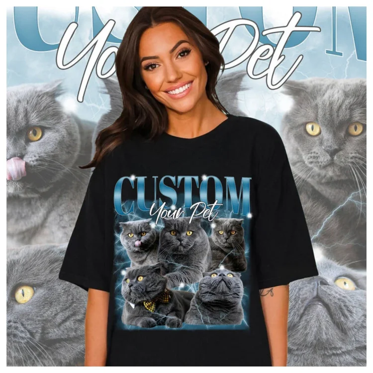 Camiseta Vintage Personalizada para Amantes de las Mascotas