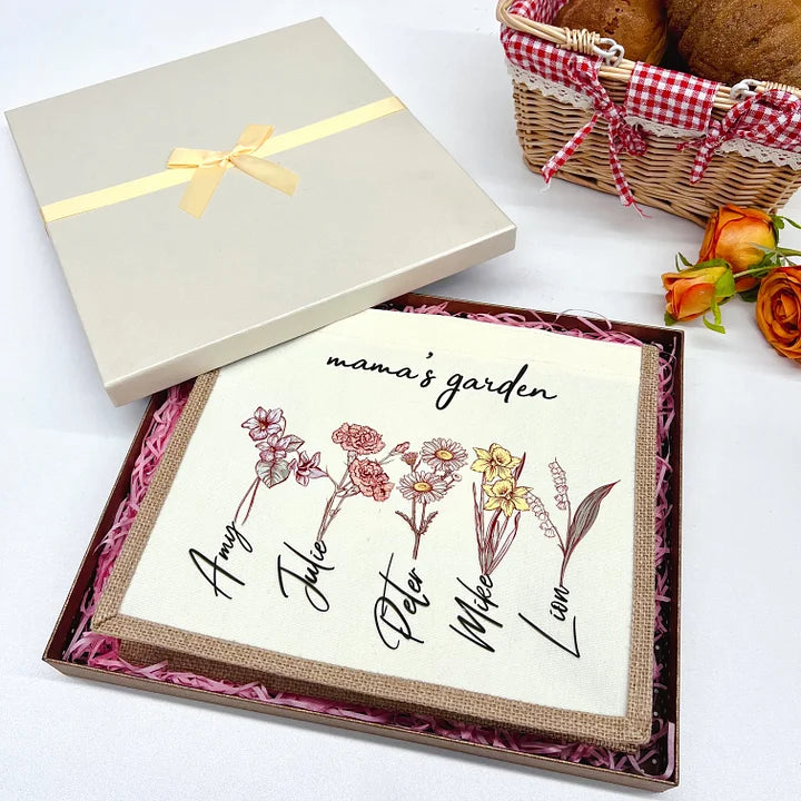 Mamas Garten ist ihre Kinder personalisierte Tragetaschen
