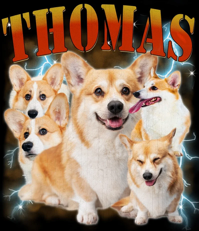 Camiseta Vintage Personalizada con Foto para Amantes de las Mascotas