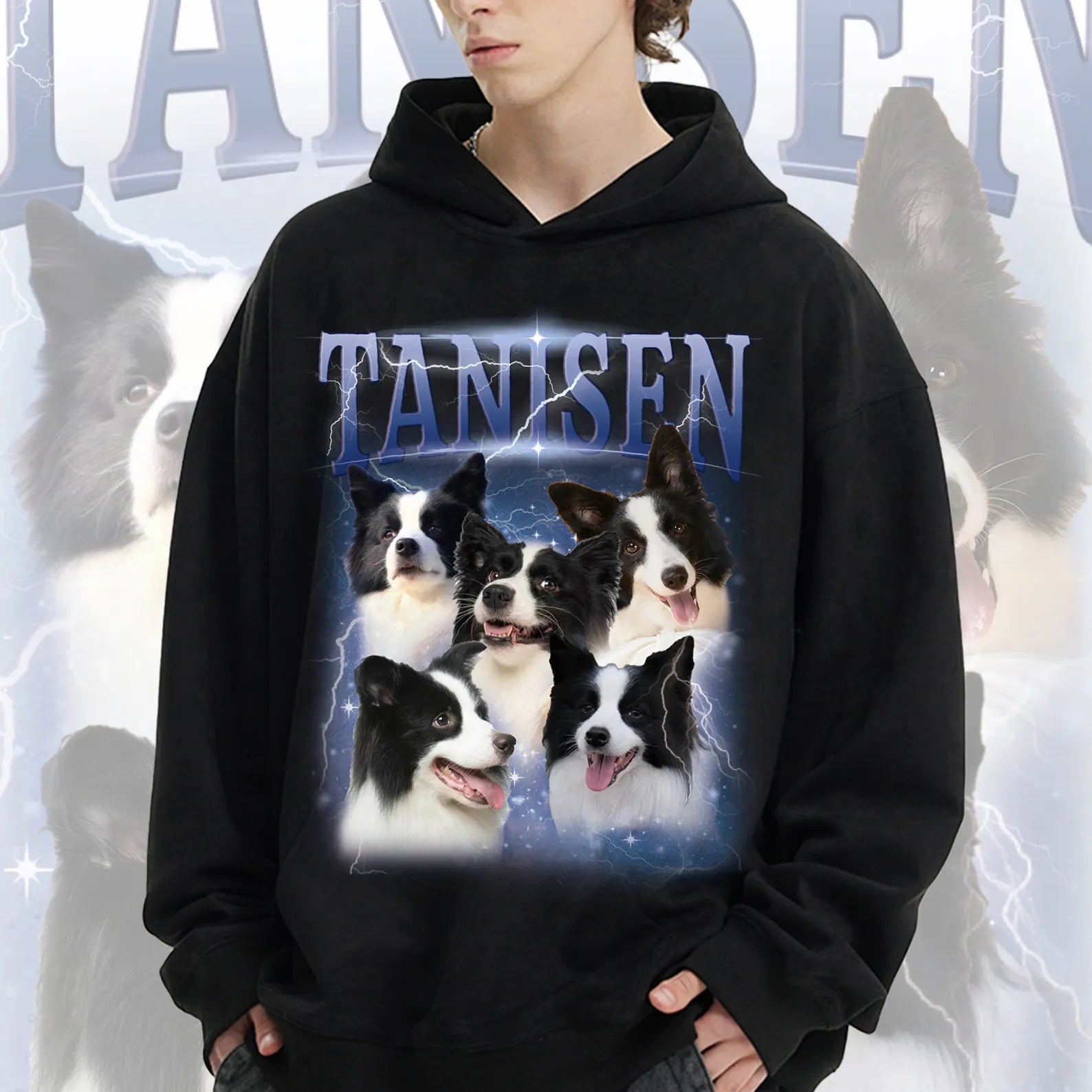 Custom Photo Vintage Tee - Personalized Unisex T-shirt, Hoodie, Sweatshirt - Gift For Family Members, Pet Lovers
