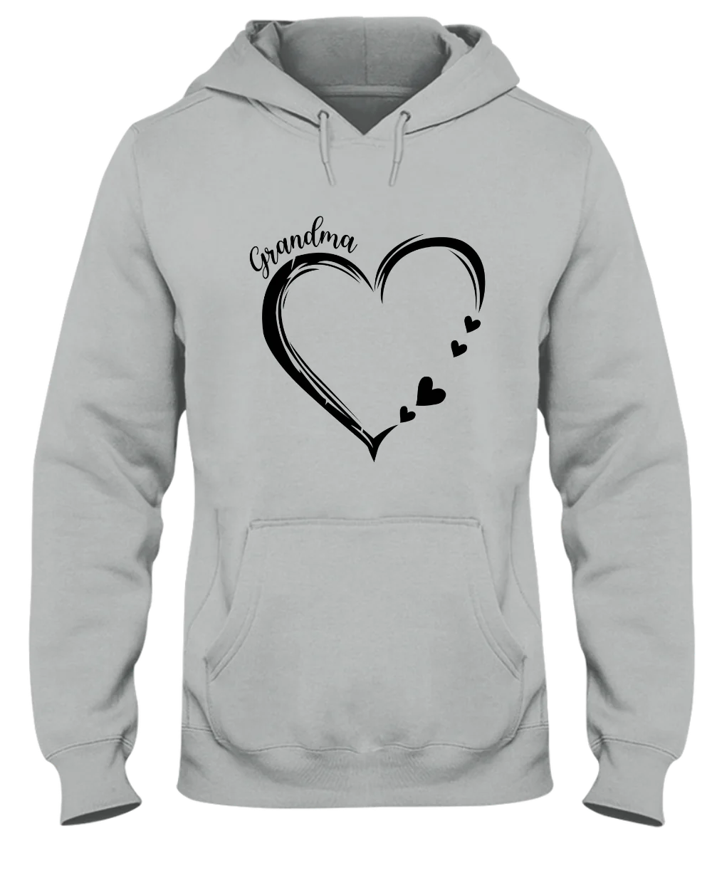 Personalisiertes Oma Herz Sweatshirt, Personalisiertes Oma, Mimi, Nana, Gigi Herz mit Enkelnamen Sweatshirt - Geschenk für Mama
