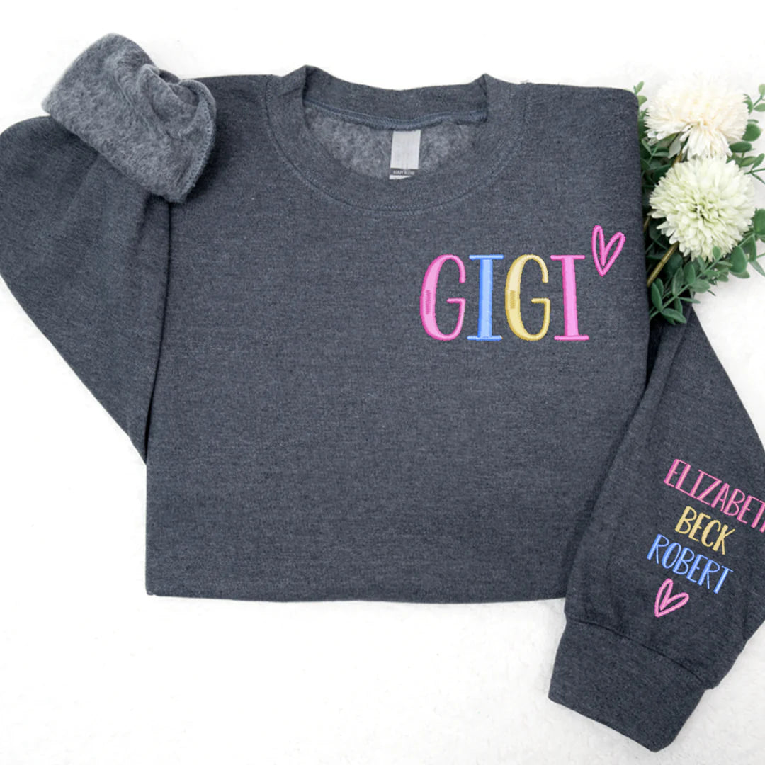 Benutzerdefiniertes besticktes Oma-Trend-Sweatshirt - Geschenk für Mama Oma