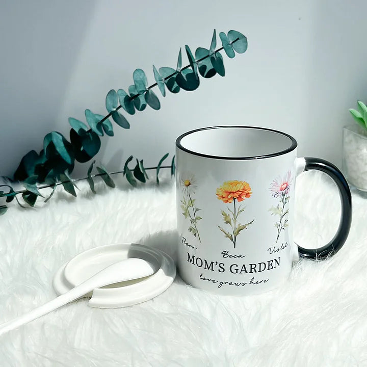 Mamas Garten ist ihre Kinder Personalisierte Tasse Geschenk für Mama Oma