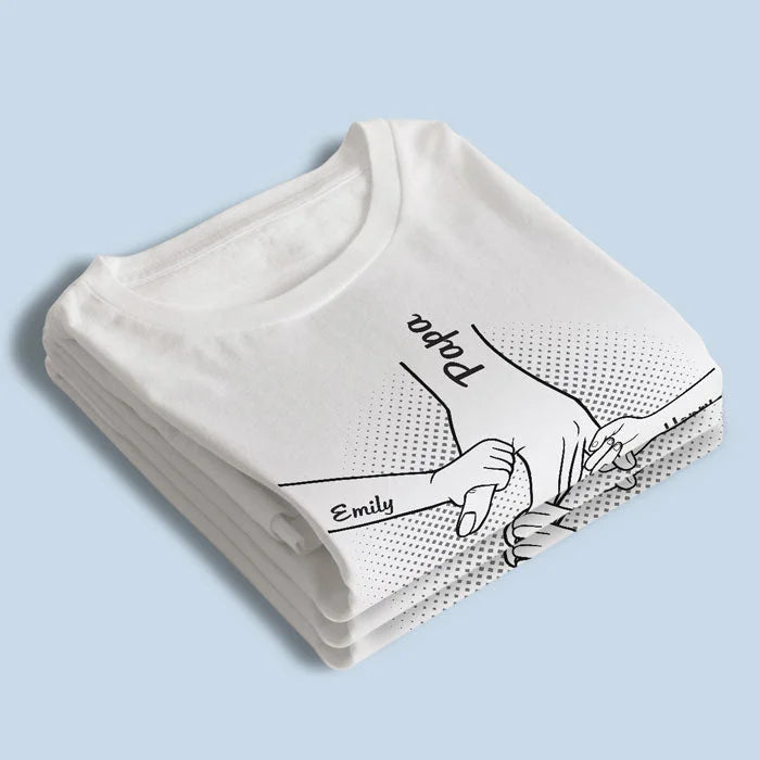 Personalisiertes Sweatshirt „Dad Est“ mit Kindernamen und Herz auf dem Ärmel, Einzigartige Geschenke für Papa, Vatertagsgeschenk