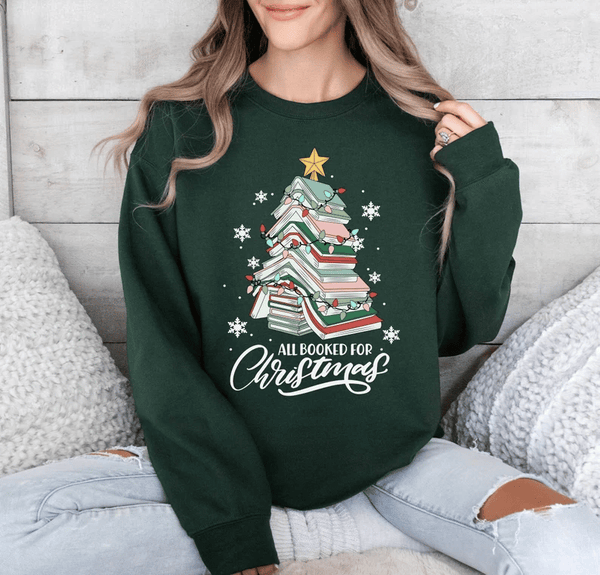 All Book For Christmas Sweatshirt