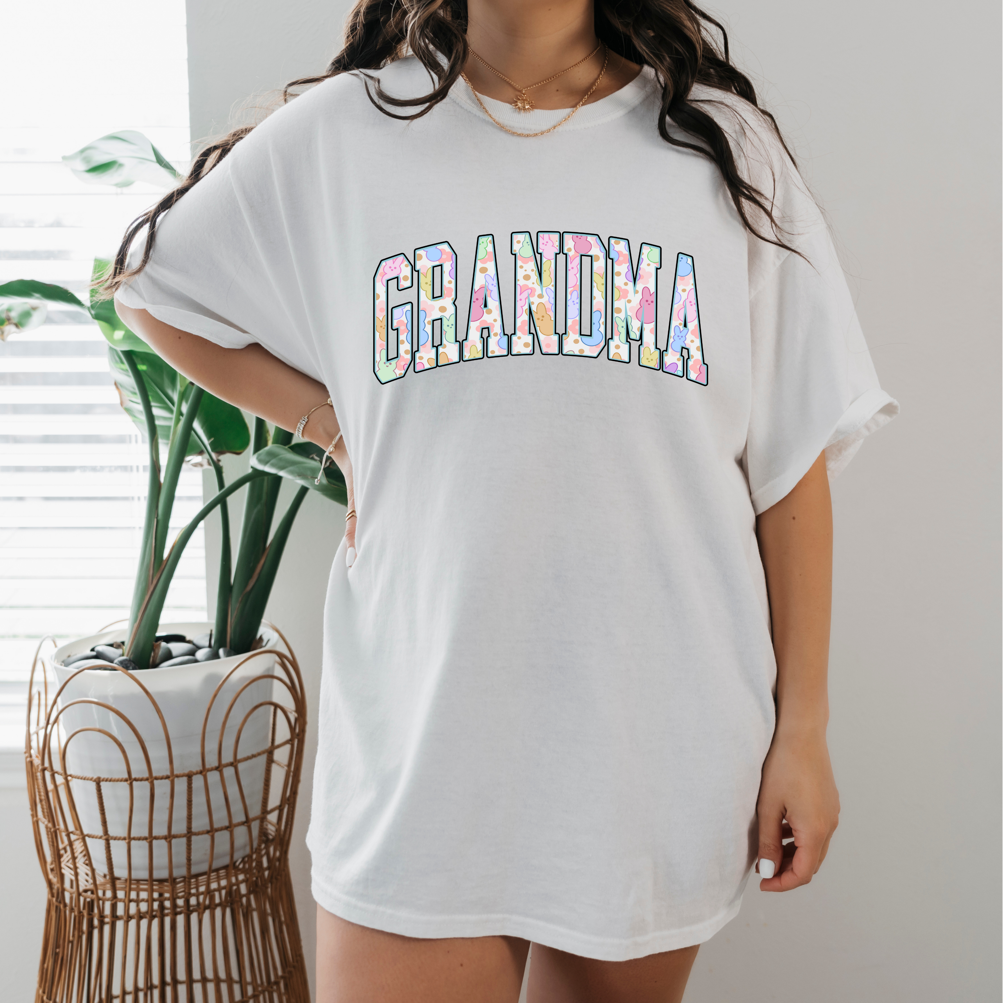 Camiseta/sudadera personalizada con letras de Easter Bunny