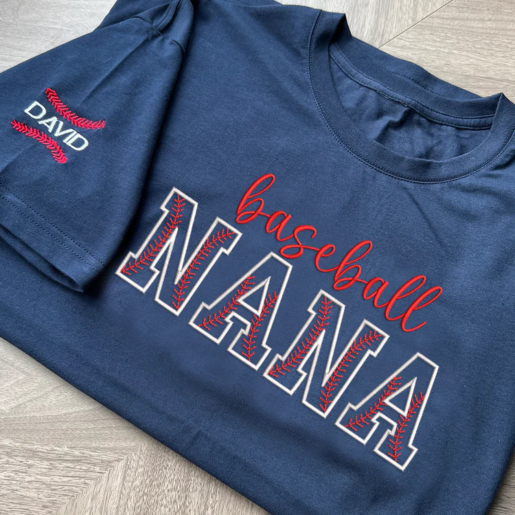 Benutzerdefinierte bestickte Nana Est Sweatshirt für Oma Muttertag