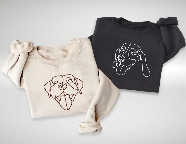 Sweat à capuche personnalisé brodé pour chien, sweat pour animal de compagnie, pull maman de chien, sweat à capuche unisexe brodé, cadeaux personnalisés pour les amoureuses des chiens maman grand-mère - Fête des Mères