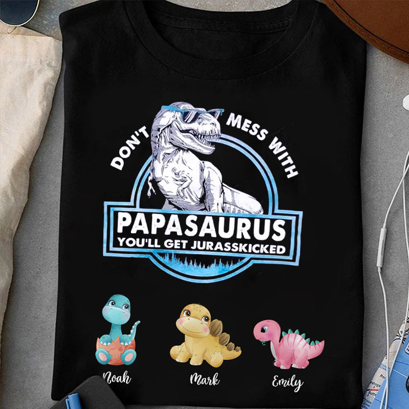 No te metas con Mamasaurus - Camiseta/Sudadera personalizada para mamá
