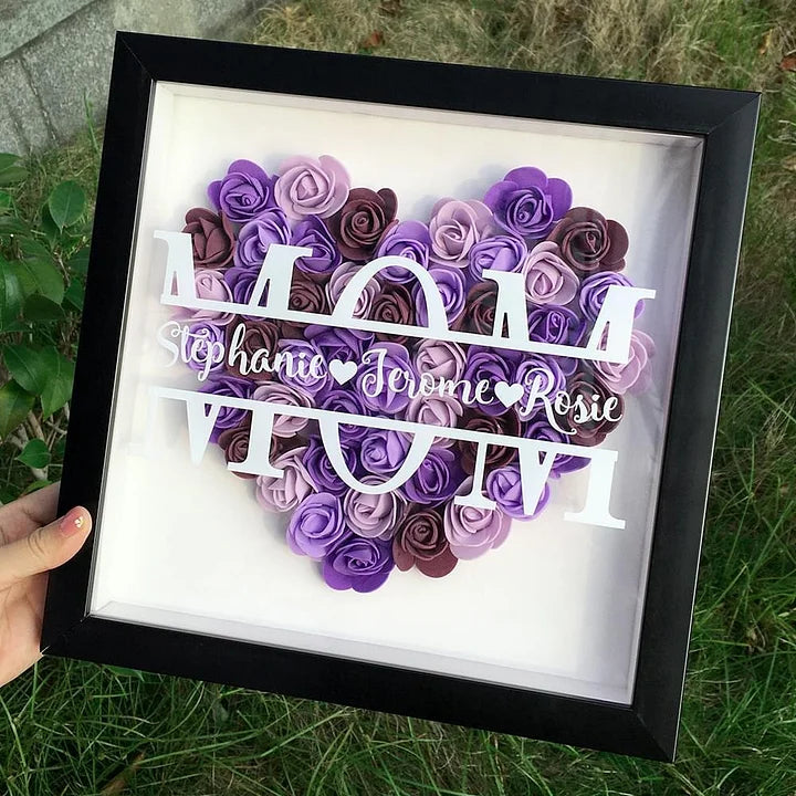 Customized Mother's Day Flower Box❤️- Love for Mommy - Mother's Day - Perfect Gift for Mom