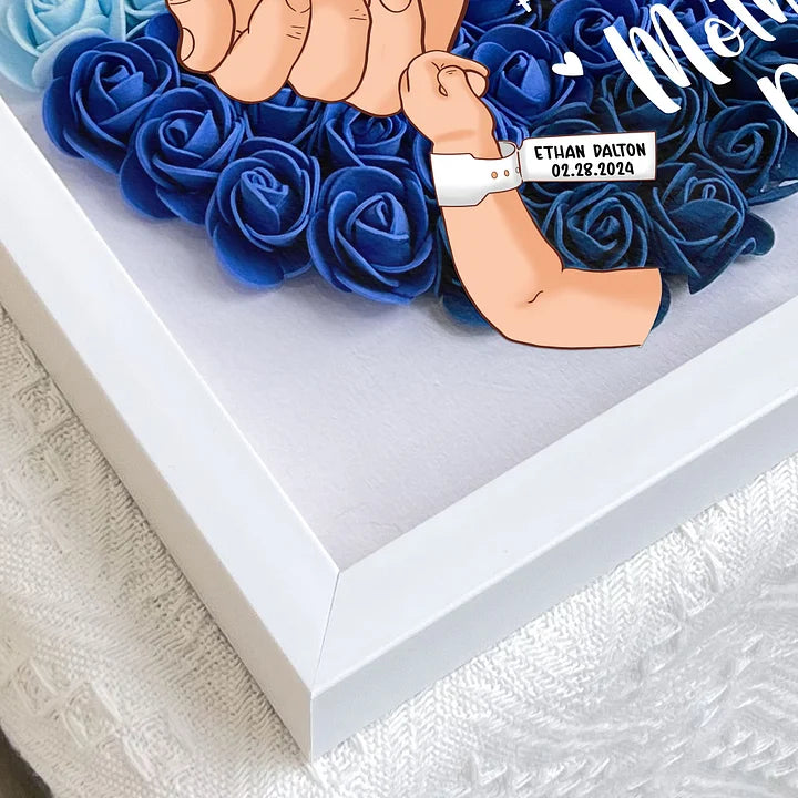 You're Doing A Great Job Mommy - Personalized Flower Shadow Box - Wonderful Gift for the Mother's Day!