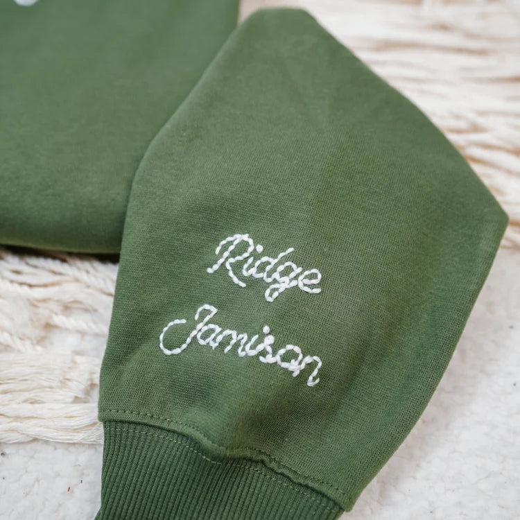 Benutzerdefiniertes handbesticktes Mimi mit Enkelkindern Sweatshirt für Muttertag Mama Oma