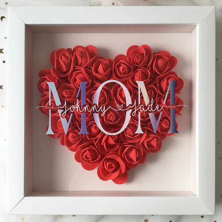 Customized Mother's Day Flower Box❤️- Love for Mommy - Mother's Day - Perfect Gift for Mom