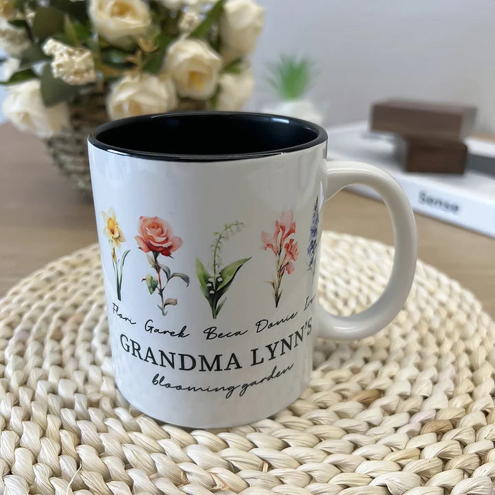 Mamas Garten ist ihre Kinder Personalisierte Tasse Geschenk für Mama Oma